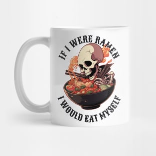 Skeleton Eating Ramen Mug